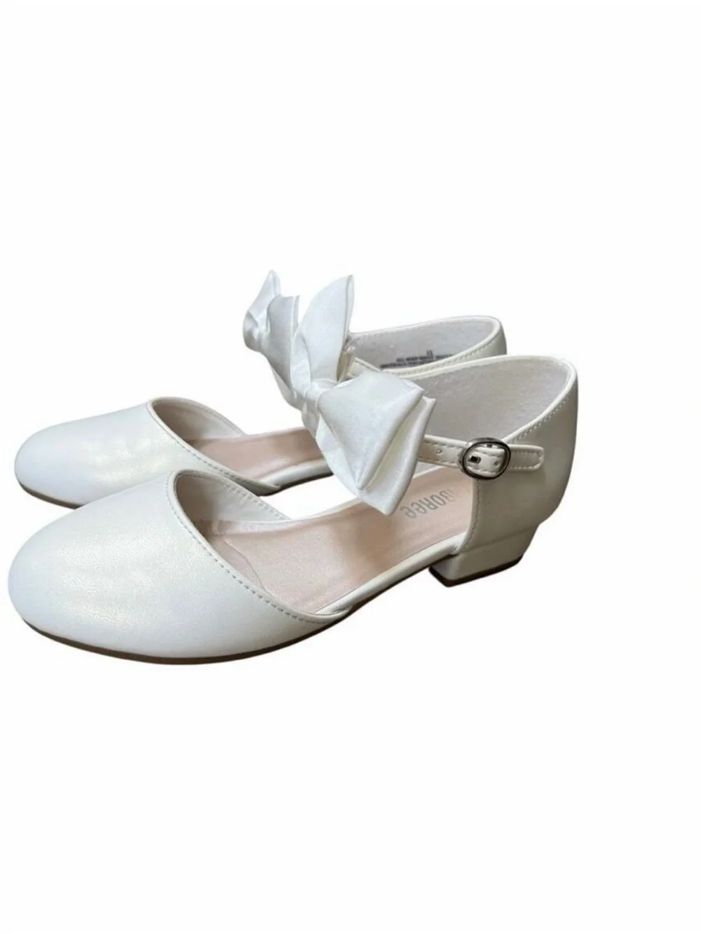 Gymboree Girls Bow Ballet Flats - Special Occasions - White Size 11